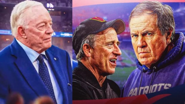 Jerry Jones, Josh Harris, Bill Belichick